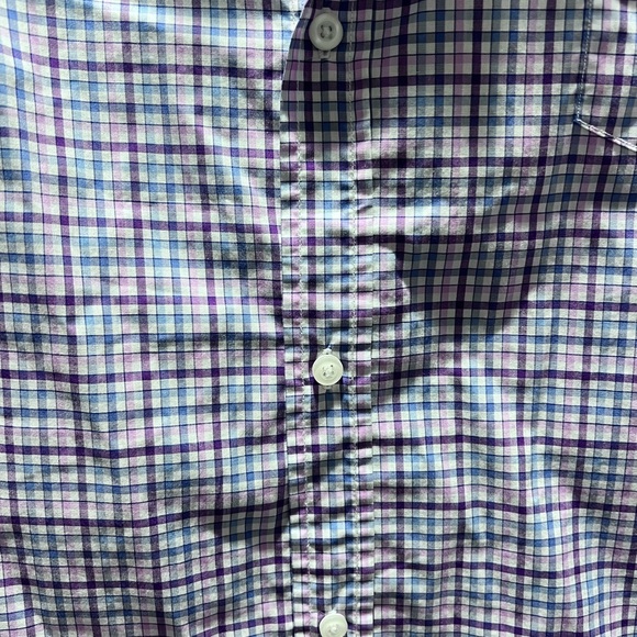 Frank & Eileen Barry Women’s Large Multicolor Checkered Shirt EUC 100% Cotten - Picture 5 of 11